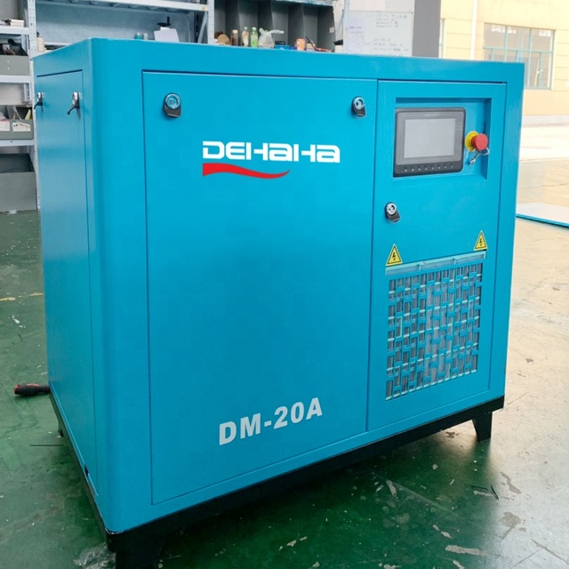 Dehaha 15kW Germany Airend Rotary DM-20A Screw Compressor PM VSD 15hp Air Compressor