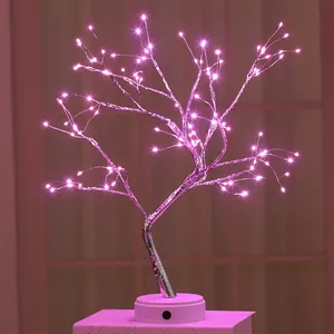 2022 Hot Sale Night Lights Home Indoor Decorative Small Tree Light LED 10 Bedroom White 60 SY ABS European 1pc/ Paper BOX DC 6V
