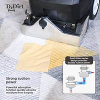 Machine Professionnelle Autoportée de Nettoyage et d'Extraction d'Eau, Laveuse Automatique pour Moquettes et Sols Durs, Aspirateur-Injecteur Extracteur Fixe sur Camion