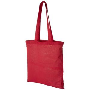 Bolsa de Compras Carolina de Algodón, 7L, Roja, Cuadrada, Casual, Promocional - Product Image 1