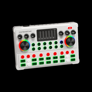 Tarjeta de Sonido Inalámbrica <span class=keywords><strong>M3</strong></span> para Youtubers con Pantalla LED RGB, Reducción de Ruido Inteligente DSP y Soporte para Micrófono de 48V para Grabaciones en Vivo - Product Image 6