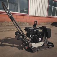 Compacteur à plaques vibrant CE pour asphalte et sol, moteur Loncin, portable, pour la construction routière - Vente chaude