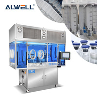Machine de remplissage de seringues préremplies RTU pour le remplissage automatique électrique de liquides visqueux et de poudres avec emballage en flacons en verre