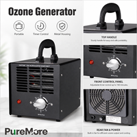 Générateur d'ozone haute capacité, éliminateur d'odeurs pour la maison, les odeurs d'animaux domestiques, les odeurs de fumée, les appartements, les véhicules, les cuisines, purificateur d'air