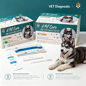 Kit de Prueba Rápida de Antígeno del Parvovirus Canino CPV para Perros, Tarjeta de Prueba de Diagnóstico Veterinario, Muestra Gratuita, Alta Sensibilidad para Uso Doméstico/Clínico - Product Image 1