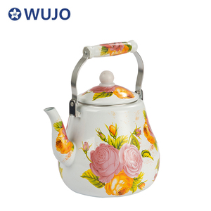 Enamel <strong>Modern</strong> Tea Water <strong>Kettle</strong> With Handle - Product Image 4