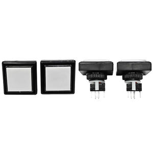 Factory Direct Sale 12V 44MM Buttons Square LED Arcade Game <b>Machine</b> Accessories <b>Push</b> Buttons - Product Image 1