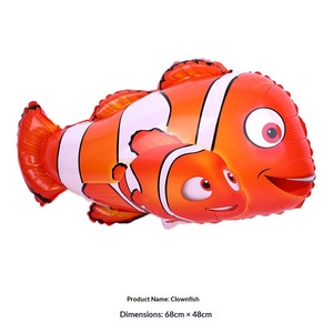 ลูกโป่งฟอยล์อะลูมิเนียมลายสัตว์ทะเลขนาดใหญ่ พิมพ์ลายกราเวียร์ รูปปลาหมึก ม้าน้ำ ปลา สำหรับตกแต่งงานปาร์ตี้วันเกิดธีมชายหาด - Product Image 6