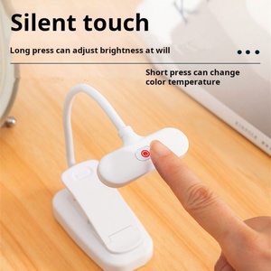 Luz de Lectura LED para Libros, Funciona con Pilas Aaa o Cable USB, Cuidado de la Vista, con Clip, Negra, para Sala de Estar, Mini, 9 LED, 1.8 Vatios - Product Image 3