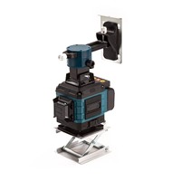 Nivel Láser de 16 Líneas con Haz Verde 4D |   Láser de Líneas Cruzadas Autonivelante de 360° |   Herramienta Profesional de Topografía para la Construcción con Trípode