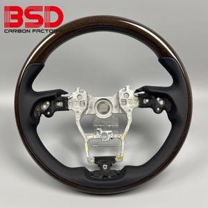 Volante Personalizzato in Legno di Pesco per Toyota Prius 50 <span class=keywords><strong>2016</strong></span>-2022 e <span class=keywords><strong>Mirai</strong></span> 10 2015-2020 - Product Image 2