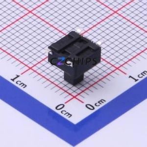 UK-B0219-TP-160 Tactile Switch SMD-4P,6x6mm Switch Single Pole Single Throw Rectangle Button 1.6N Vertical Mount - Product Image 2
