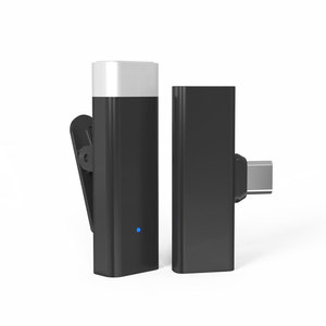 MFi yaka mikrofonu 2.4G iletim akıllı radyo gürültü azaltma Apple IOS için kablosuz ikinci bağlantı - Product Image 1