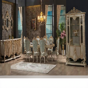 French Style Hand Crafted Dining Room Furniture Classic Solid Teak Wood Dining Room Furniture Collection Manufacturer Exporter - Product Image 1