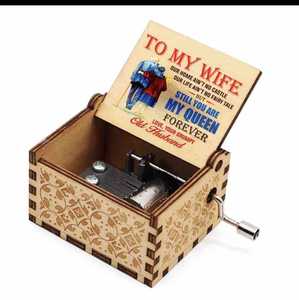 <span class=keywords><strong>Caja</strong></span> de Música de Madera Contrachapada Exquisita con Manivela YIYU, Duración de Sonido de 30s, Estilo Americano, Adorno 'You Are My Sunshine' - Product Image 3