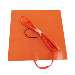Cama Calefactable Flexible de Silicona de 200x200mm, 200W, 220V, 120V, 24V, Personalizada para Impresora 3D con Termistor NTC y Autoadhesiva - Product Image 2