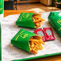 Emballage alimentaire en carton biodégradable, écologique et recyclable sur mesure pour poulet frit et frites