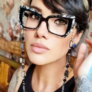 Gafas con Logotipo Personalizado, Modelo 2025, Monturas de Gafas TR90 Anti Luz Azul, Coloridas, Estilo Ojo de Gato, para Mujer - Product Image 3