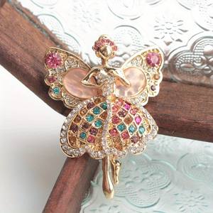 Broche de Moda con Diseño de Elfo Dulce y Niña Bailarina, Estilo Elegante - Product Image 5