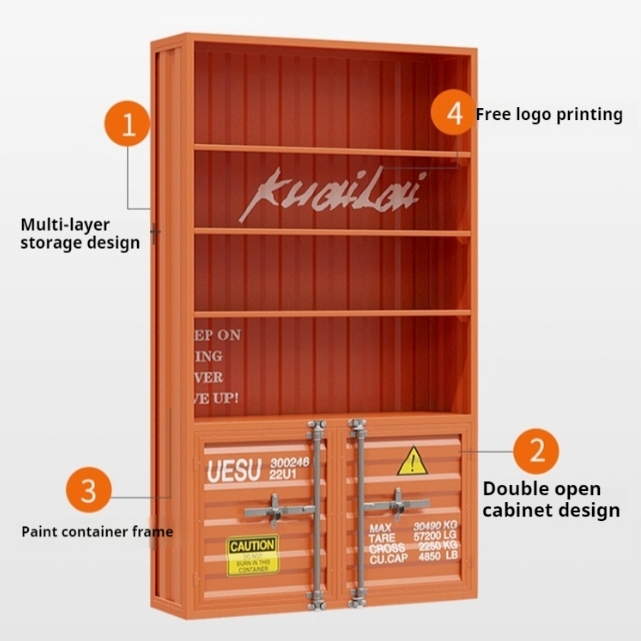 Netflix Product Display Cabinet Industrial Stainless