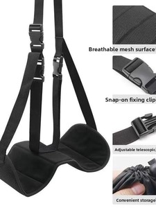 Un accesorio de viaje imprescindible: hamaca reposapiés para la oficina, trenes de alta velocidad, aviones y otras situaciones en las que necesitas descansar. - Product Image 2