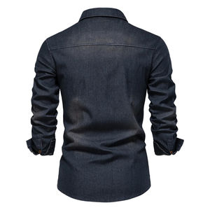 Nueva camisa informal para <span class=keywords><strong>hombre</strong></span>, camisa para <span class=keywords><strong>hombre</strong></span>, camisas de manga larga de algodón 2024, ropa de marca para <span class=keywords><strong>hombre</strong></span>, blusa de alta calidad - Product Image 2