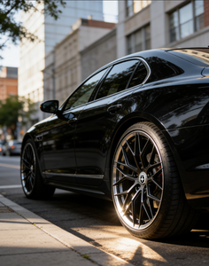 Rines de Aleación de Aluminio 17X7.5 Compatibles con Nissan Teana, Ford Mondeo y Varios Modelos de Auto, Color Negro Mate, Gran Venta, en Stock - Product Image 6