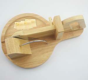 Usine Vente Directe Durable Arbre En Caoutchouc Bois Saucisse Chorizo Guillotine Trancheuse <span class=keywords><strong>Saucisson</strong></span> Guillotine - Product Image 6