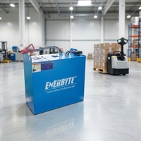 Batterie au lithium pour chariot élévateur de stockage frigorifique -30 ° C à 55 ° Pack de batteries LiFePO4 à large plage de température C
