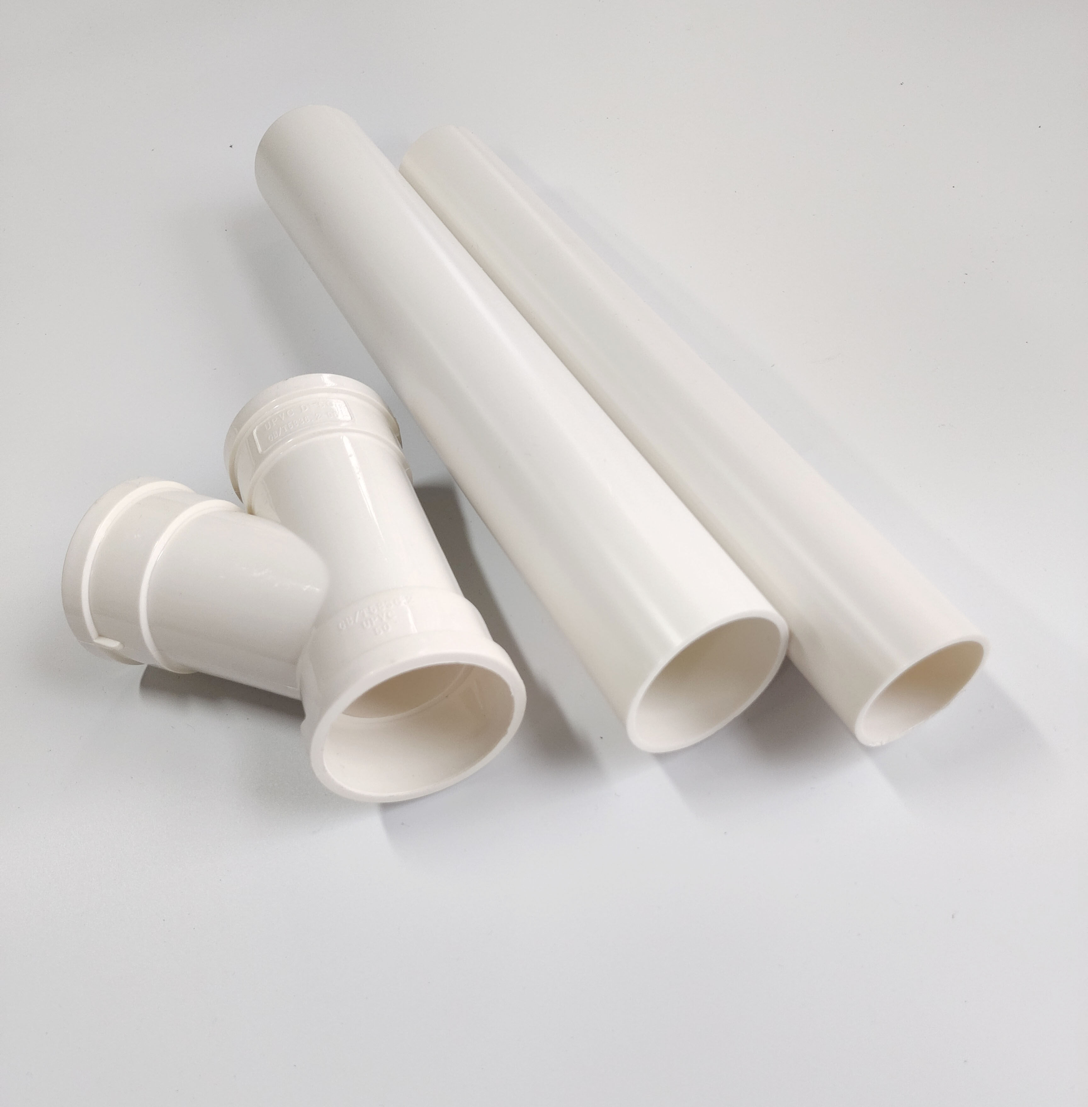 High-Tensile Strength Anti-Aging PVC-U Sanitary Grade Plastic Tube 40mm Size Customization PVC-U Pipe for Industrial Drainage
