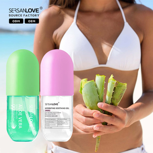 Forme de capsule en gros 100% <span class=keywords><strong>Gel</strong></span> d'<span class=keywords><strong>aloe</strong></span> <span class=keywords><strong>vera</strong></span> naturel bio pur hydratant apaisant après soins solaires <span class=keywords><strong>Gel</strong></span> d'<span class=keywords><strong>aloe</strong></span> <span class=keywords><strong>vera</strong></span> pour le visage - Product Image 1