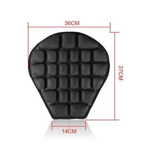 Housse de siège de moto KS, coussin gonflable absorbant les chocs pour scooter électrique et vélo, avec pompe et sangles - Product Image 2