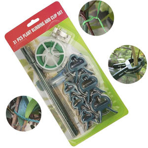 Alat Grafting taman klip tanaman Set instrumen taman ikan tulang Spur Tie dengan dasi garis taman 30 buah - Product Image 5