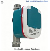 Medidor de Flujo de Agua Ultrasónico Digital LoRaWAN/4G/NB-IoT de Acero Inoxidable con Control de Válvula, ¡Venta Caliente!