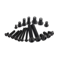 Baut Kepala Bulat Baja Hitam Oksida Gr10.9 M6 dari Bolts Company, ISO7380 Pabrik