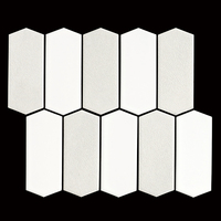 Conceptions de tailles multiples formes régulières motif art céramique damier mosaïque salle de bain carrelage mural et carrelage de sol