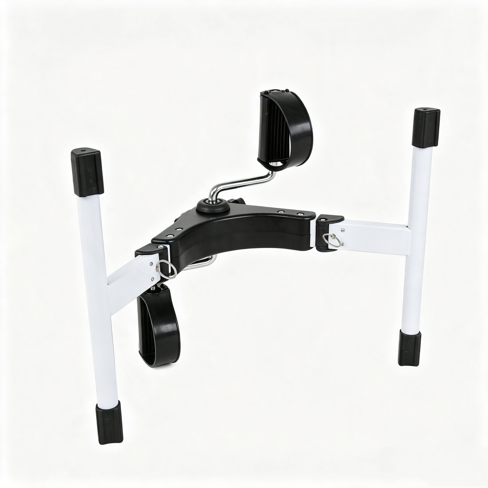 Portable Mini Pedal Exerciser Steel Arm and Leg Trainer LCD Exercise ...