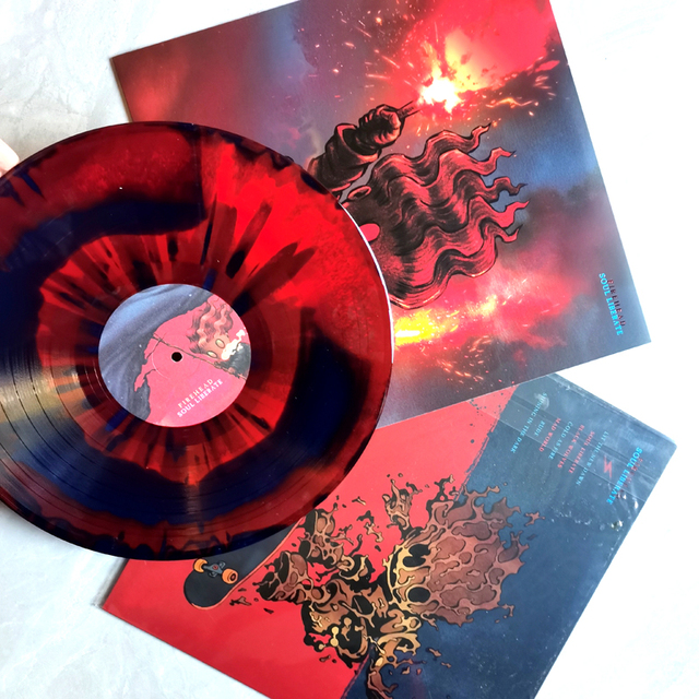 7" 10" 12" 33 1/3 RPM/45 RPM Vinyl Records with Splatter Effect & Gold/Silver Foil Packaging