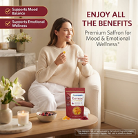 Gummies d'extrait pur de safran SPL OEM avec Ashwagandha, GABA, Vitamines C, D3, B12 – Compléments sous marque privée – Gommes au safran