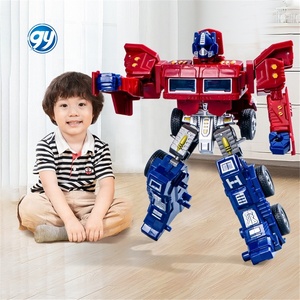 Caja de Color Venta caliente Manual Transform Car Deformation Truck <span class=keywords><strong>Toy</strong></span> para niños Transformersed Toys Action <span class=keywords><strong>Robot</strong></span> Plastic ABS Boys - Product Image 2