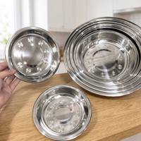 Ensemble de bols mélangeurs en acier inoxydable 304, extra épais, intérieur côtelé, poli, empilables, plusieurs tailles, 34 cm, bols de cuisine pour salade et pâtisserie