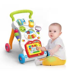 Multi-function baby walker trolley music early childhood walk learning push car toys for babies