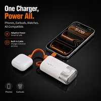 Batterie externe portable de voyage 10000mAh PD 22.5W Charge rapide Double USB Affichage LED Certifié CE FCC ROHS