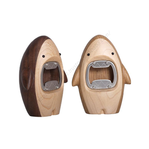 Décapsuleur de bouteille requin CXT310 en noyer, nouveau, de luxe, pour cadeaux, avec logo personnalisé, en bois, vente en gros - Product Image 1