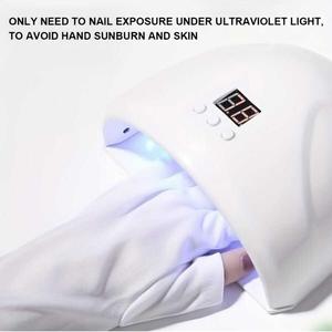 Gants de manucure extensibles anti-UV, protection anti-radiation pour lampe à LED pour séchage de gel, haute élasticité - Product Image 5