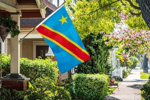 Venta al por mayor nuevo 3x5 pies República Democrática del <span class=keywords><strong>Congo</strong></span> 100% poliéster dos lados impreso bandera Banner - Product Image 4