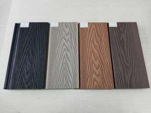 3D Embossed <strong>Wood</strong> Plastic Board Outdoor Wall Panel - Product Image 5