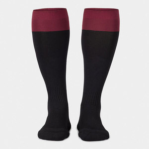 Chaussettes de sport respirantes entièrement personnalisées pour l'automne avec logo sur le revers, chaussettes de football unisexes pour jeunes, 100% laine - Product Image 4