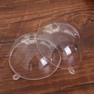 Vente en gros <span class=keywords><strong>de</strong></span> boules transparentes en plastique pour bricolage ornements décoratifs suspendus boîte <span class=keywords><strong>à</strong></span> boules ouverte pour sapin <span class=keywords><strong>de</strong></span> Noël cadeaux pour la fête <span class=keywords><strong>de</strong></span> mariage - Product Image 6