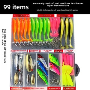 Ensemble de leurres souples artificiels <span class=keywords><strong>en</strong></span> acier inoxydable pour la pêche au crapaud et au poisson-serpent, kit complet - Product Image 2
